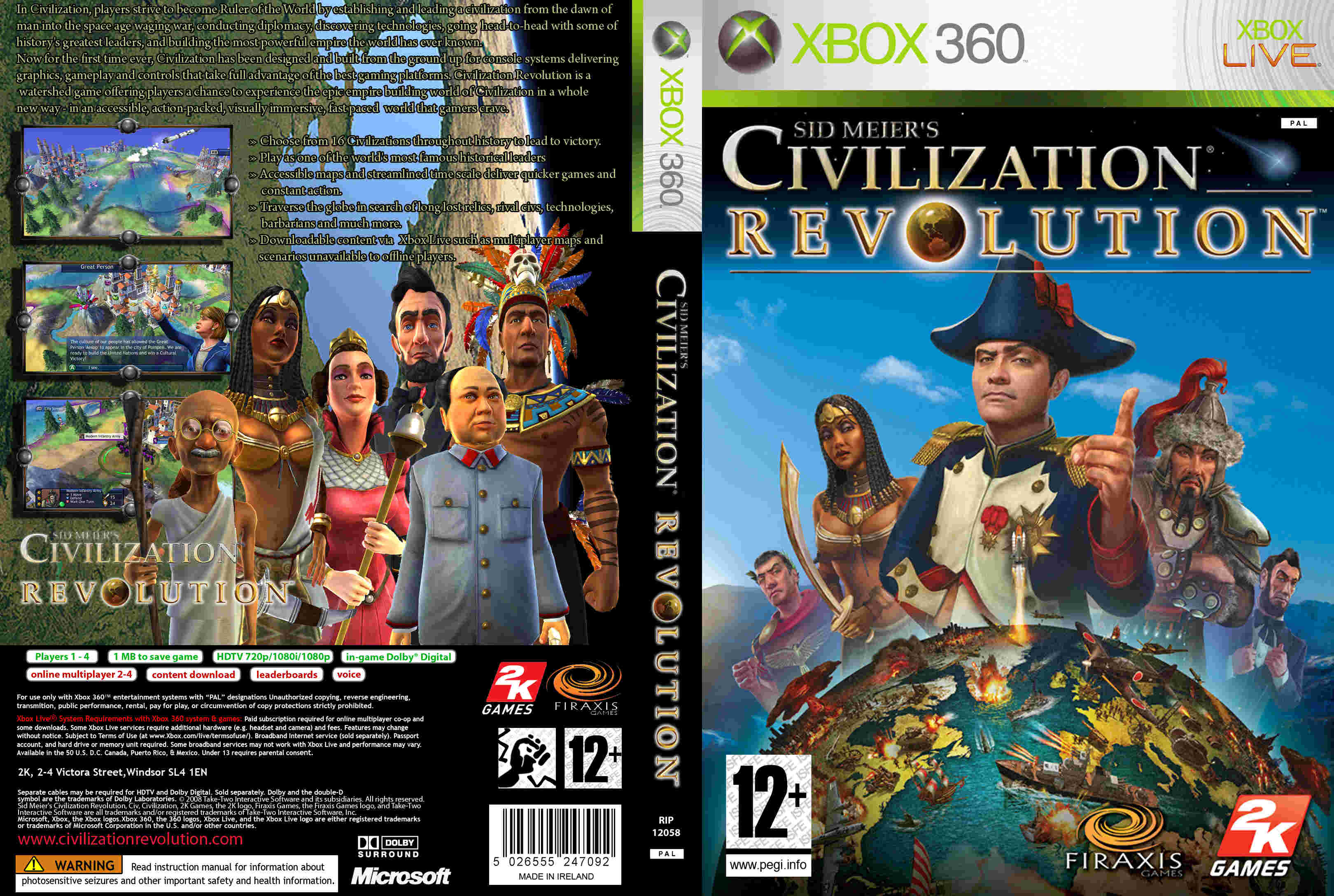 civilization revolution xbox one backwards compatibility